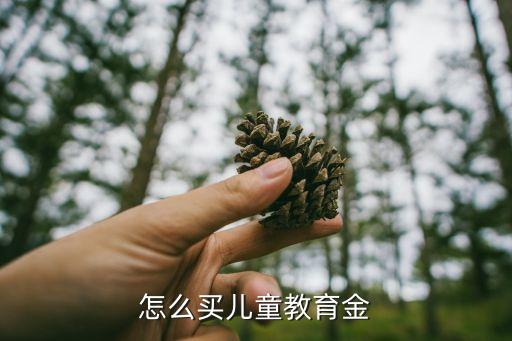 怎么買兒童教育金
