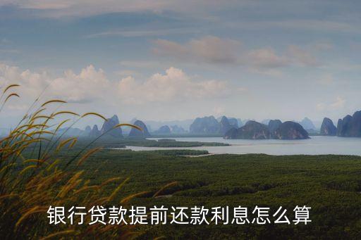 廣發(fā)提前還貸怎么算利息，銀行貸款提前還款利息怎么算