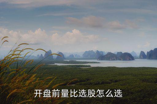 開盤前量比選股怎么選
