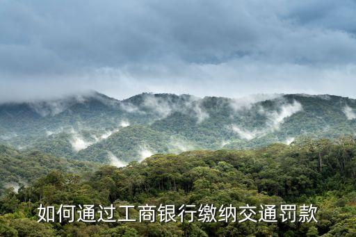 如何通過工商銀行繳納交通罰款