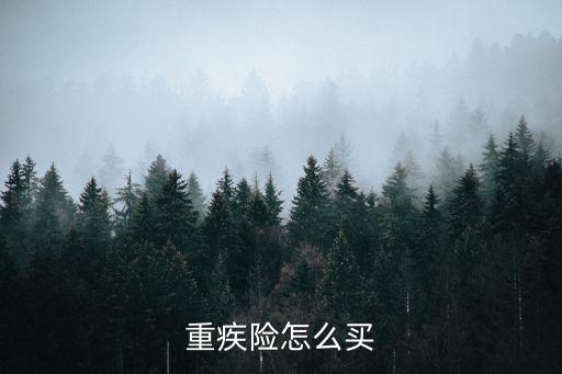重疾險(xiǎn)怎么買(mǎi)