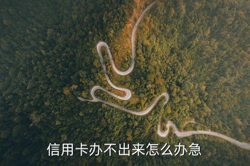 辦信用卡沒(méi)下來(lái)怎么辦，我的信用卡總是申請(qǐng)不下來(lái)怎么辦