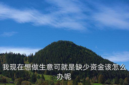 想做生意沒(méi)有錢怎么辦，想做生意沒(méi)本錢怎么辦