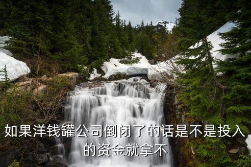 洋錢罐倒閉了怎么辦，零錢罐app倒閉了鎮(zhèn)府接手要多久才能結(jié)算等著錢用啊