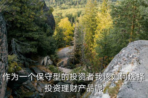 保守怎么理財產品，保守型理財小白應該如何理財