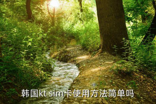 韓國旅游電話卡怎么使用，韓國kt sim卡使用方法簡單嗎