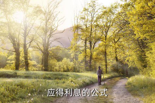 應得利息的公式
