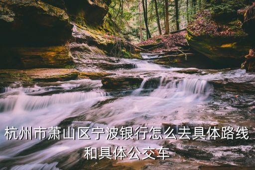 杭州市蕭山區(qū)寧波銀行怎么去具體路線和具體公交車