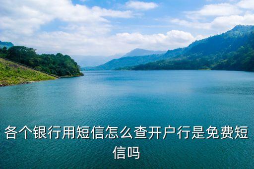 平安卡怎么短信查支行，各個(gè)銀行用短信怎么查開(kāi)戶行是免費(fèi)短信嗎