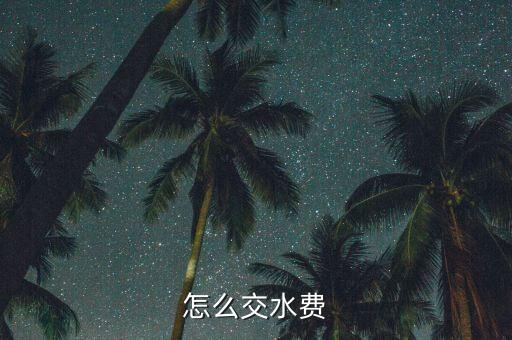 怎么交水費(fèi)