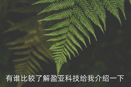 盈燦科技怎么樣，盈亞科技安全嗎