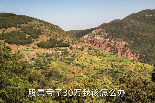 虧損30萬(wàn)怎么辦，股票已經(jīng)賠了30萬(wàn)了怎么辦