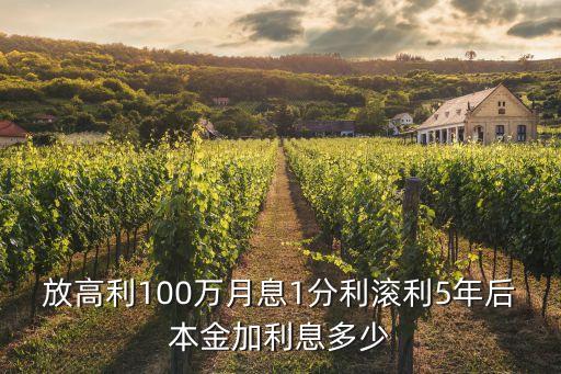 利息一月一滾存5年怎么算，2013年1月1日存款1萬存期五年五年后是多少錢