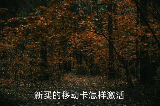 中國(guó)移動(dòng)公務(wù)卡怎么激活，新買(mǎi)的移動(dòng)卡怎樣激活