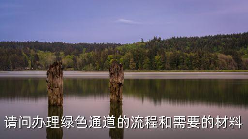 請(qǐng)問(wèn)辦理綠色通道的流程和需要的材料