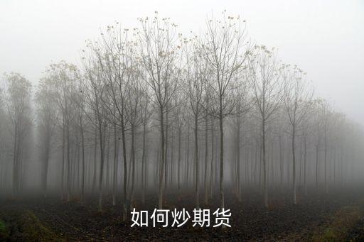 如何炒期貨