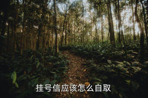 掛號信自取怎么辦，我的掛號信到了但是都幾天了他還不給我送來我想自己去取要