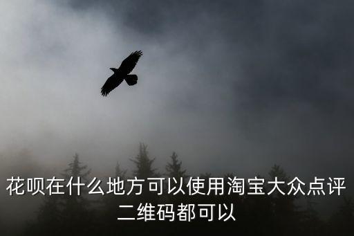 花唄在什么地方可以使用淘寶大眾點(diǎn)評(píng)二維碼都可以