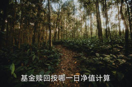 基金贖回按哪一日凈值計(jì)算