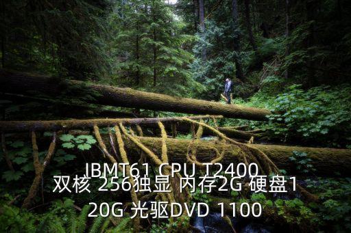 IBMT61 CPU T2400 雙核 256獨顯 內存2G 硬盤120G 光驅DVD 1100