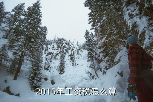 2015年工資稅怎么算