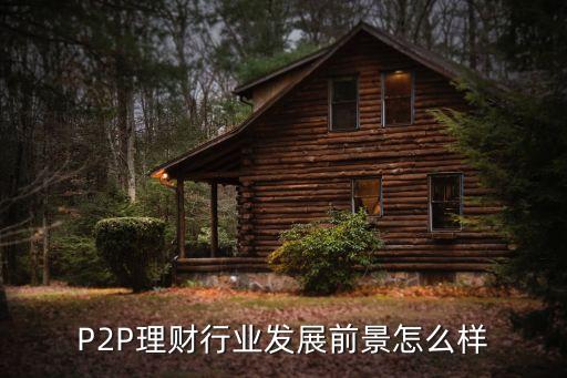P2P理財(cái)行業(yè)發(fā)展前景怎么樣