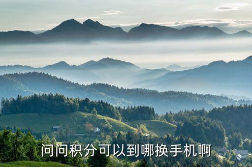 問問積分可以到哪換手機啊