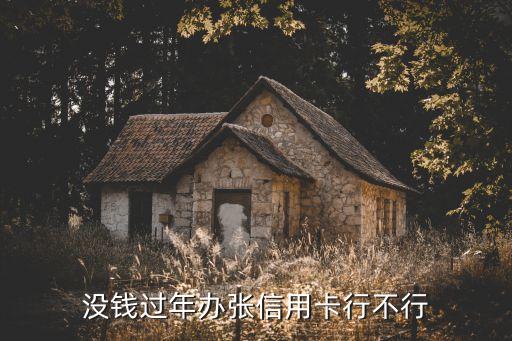 過年申請(qǐng)信用卡怎么樣，沒錢過年辦張信用卡行不行
