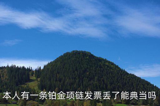 鉑金沒發(fā)票典當行怎么收，沒有發(fā)票不能回收鉑金嗎