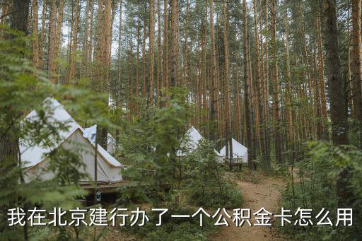 北京住房公積金聯(lián)名卡怎么用，我在北京建行辦了一個(gè)公積金卡怎么用