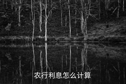 怎么算中國農(nóng)行卡的存款利潤，農(nóng)行利息怎么計算