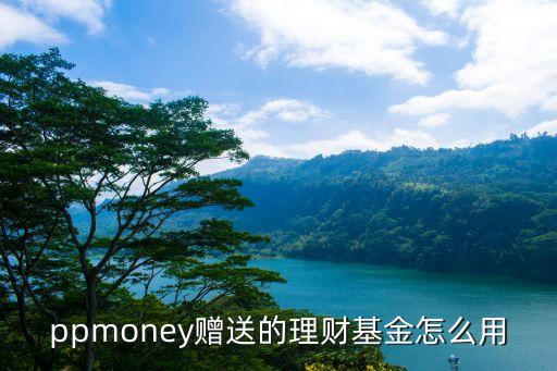 ppmoney贈送的理財基金怎么用
