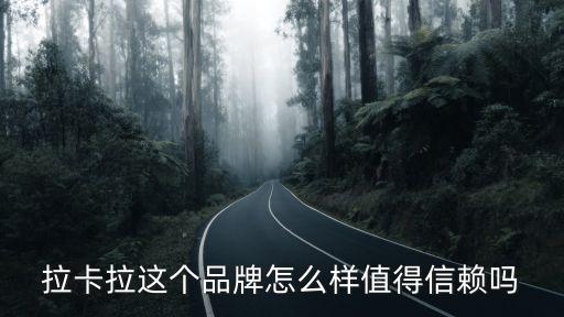 拉卡拉這個(gè)品牌怎么樣值得信賴嗎
