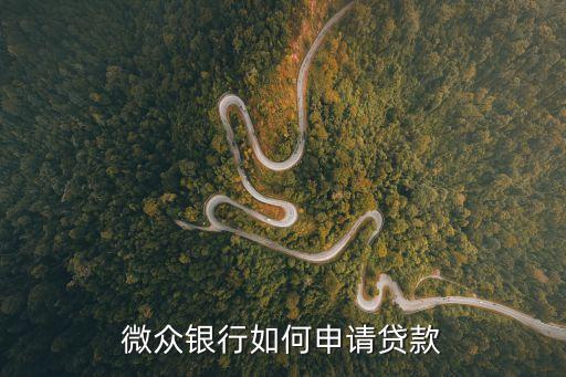 微眾銀行如何申請(qǐng)貸款