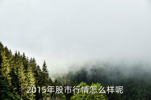 2015炒股怎么樣，你覺得2015年股市走勢怎么樣