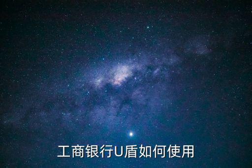 工商銀行U盾如何使用