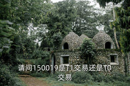 請問150019是T1交易還是T0交易