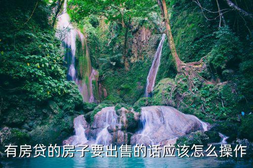 有房貸的時候怎么賣房，按揭的房子怎么賣
