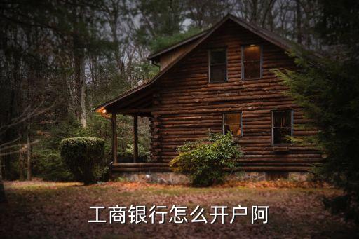 工商銀行開戶怎么開，怎樣開工商銀行的賬戶