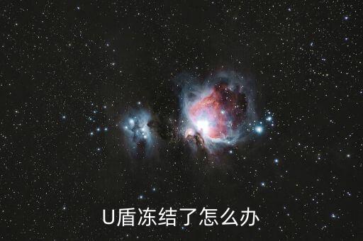 U盾凍結(jié)了怎么辦