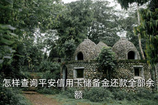 怎樣查詢平安信用卡儲備金還款全部余額