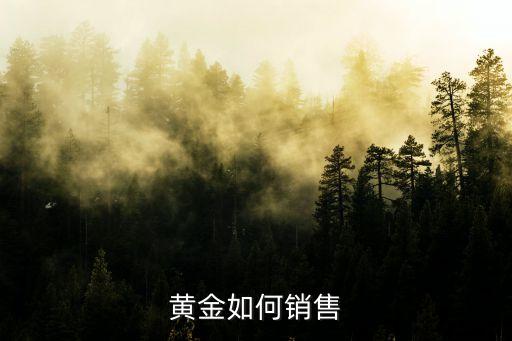 黃金如何銷售