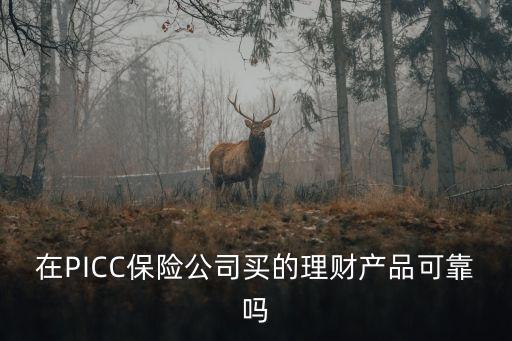 在PICC保險公司買的理財產(chǎn)品可靠嗎