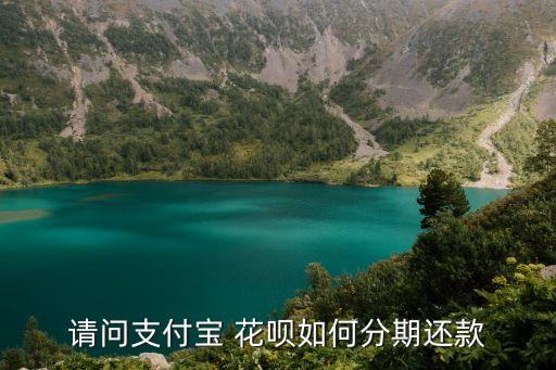 花唄分期是怎么分期的，請(qǐng)問(wèn)支付寶 花唄如何分期還款