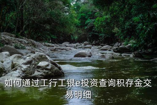e財(cái)寶 工行 怎么查，工商銀行的錢怎么查