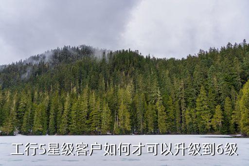 工行五星怎么升六星，工商銀行五星級客戶怎么升級六星