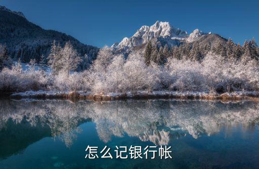 怎么記銀行帳
