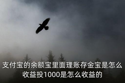 存金寶是怎么算收益的，支付寶的余額寶里面理賬存金寶是怎么收益投1000是怎么收益的
