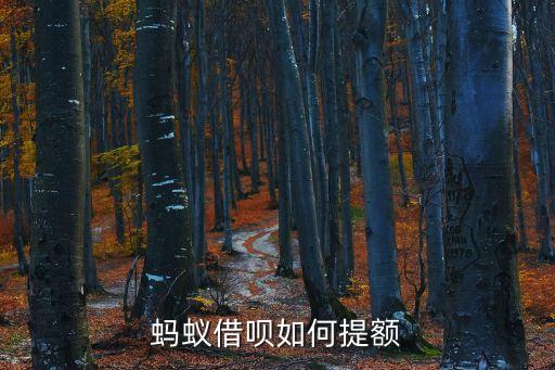 螞蟻借唄如何提額