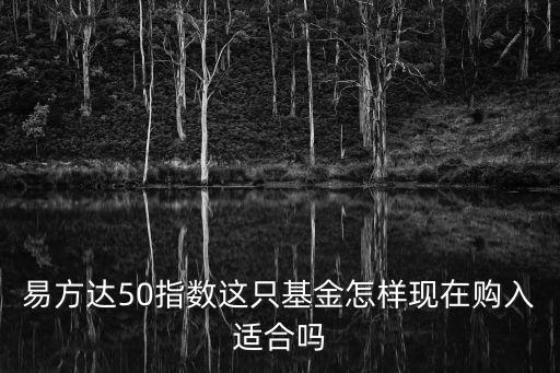 易方達(dá)50指數(shù)這只基金怎樣現(xiàn)在購入適合嗎